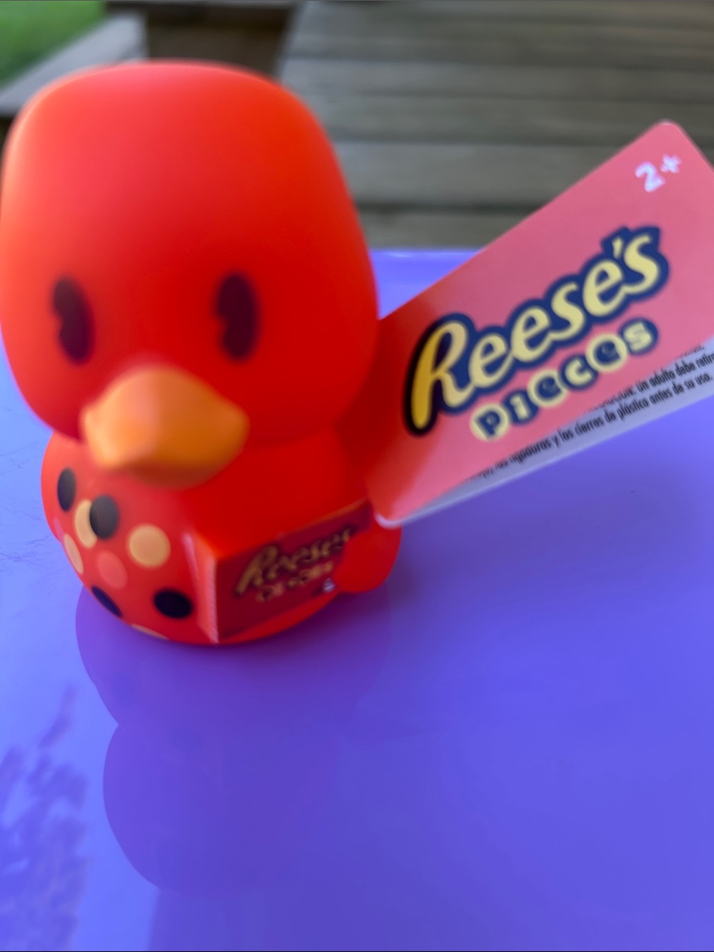 Reese’s Pieces Rubber Duck Toy.